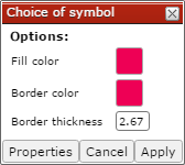 Edit symbol color