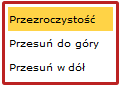 Przezroczystość i zmiana kolejności warstw